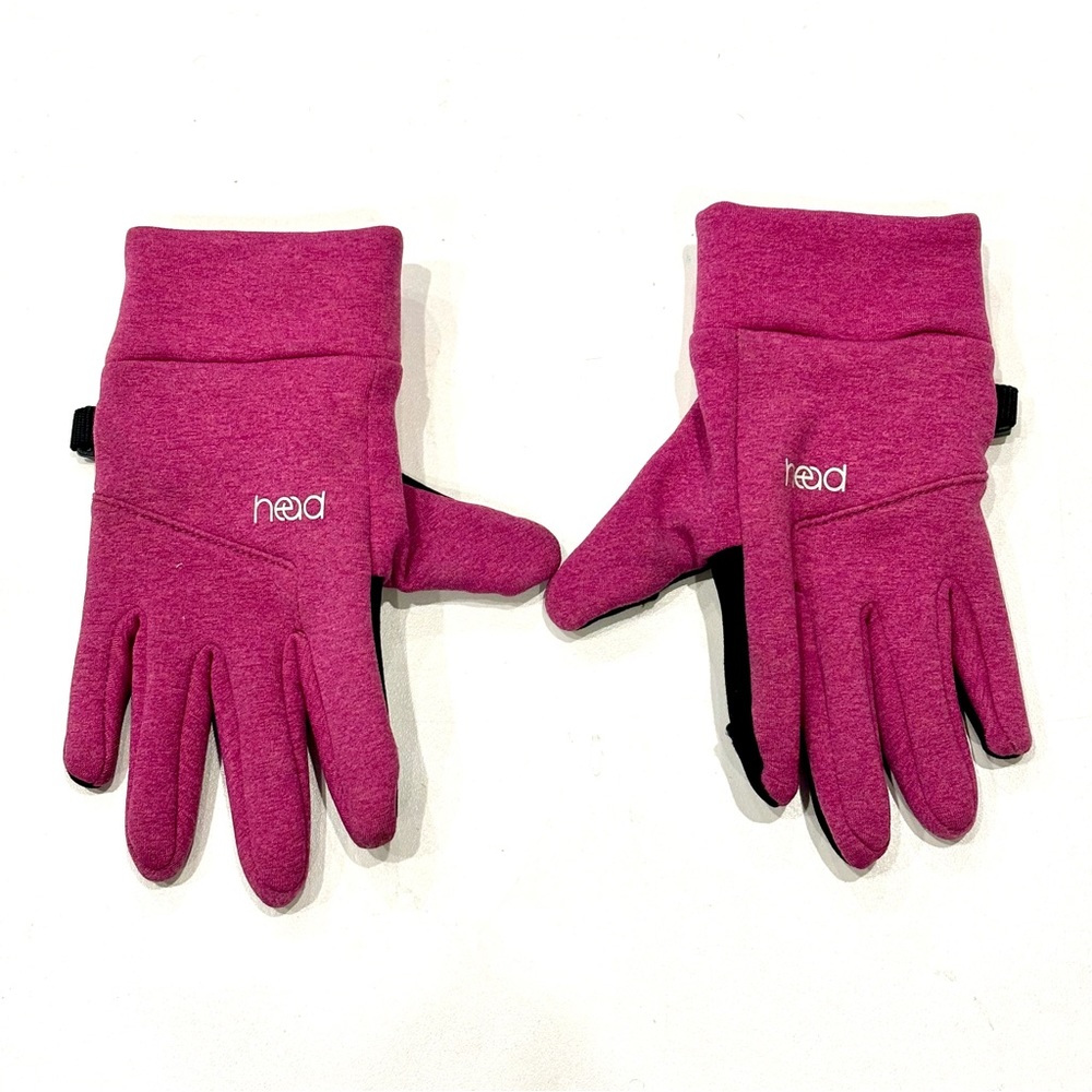 Head kids pink touchscreen gloves size M